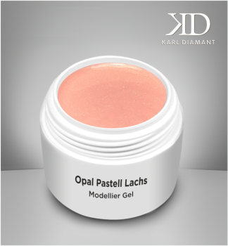 Opal Pastel Salmon Modeling Gel Karl Diamond 15 ml - Kopie
